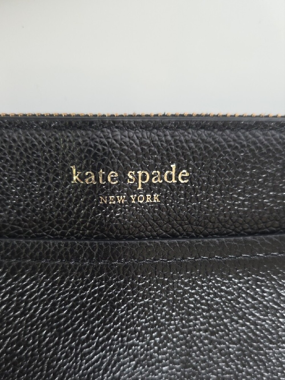kate spade Black Pebbled 100% Cow Leather Crossbody with Gold Hardware - Picture 2 of 13